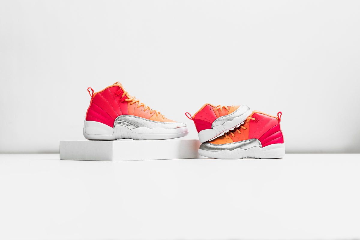 Air Jordan Kids Retro 12 "Sunrise" Available Now