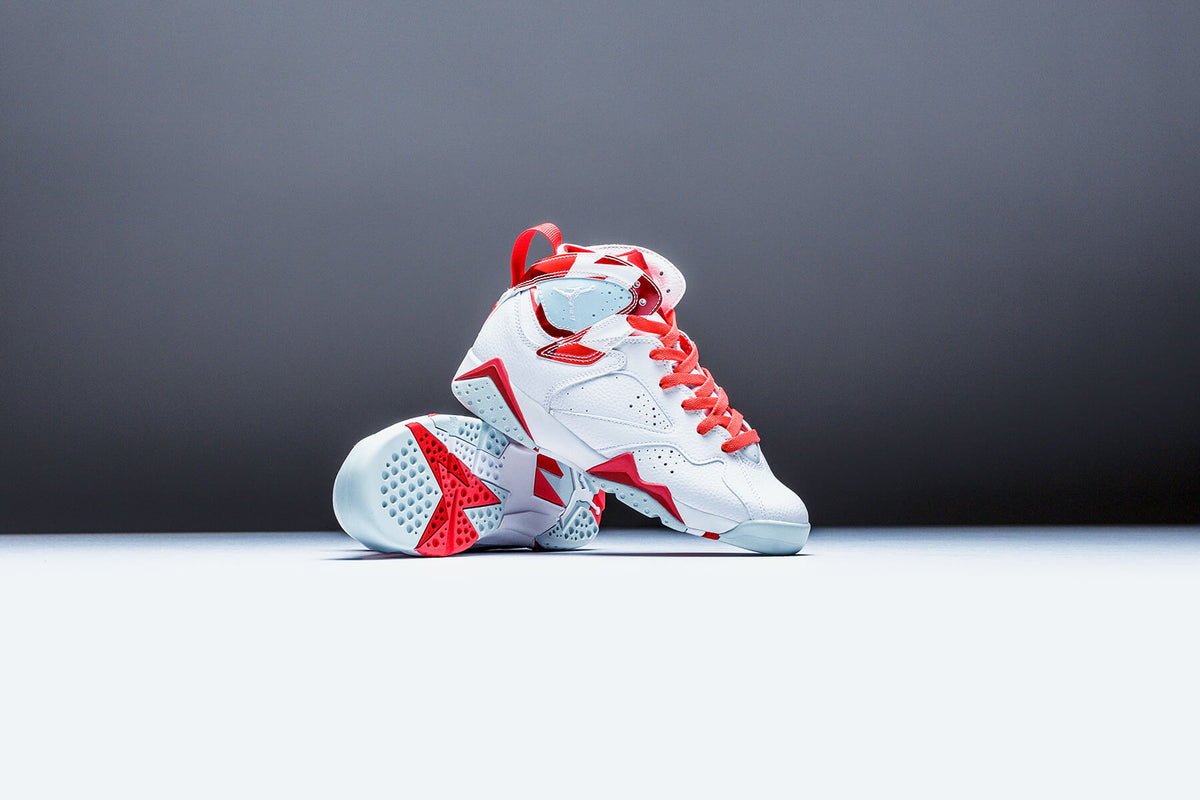 Air Jordan Retro VII Girls GS 'Topaz Mist' "White/Topaz Mist/Ember Glow" Coming Soon