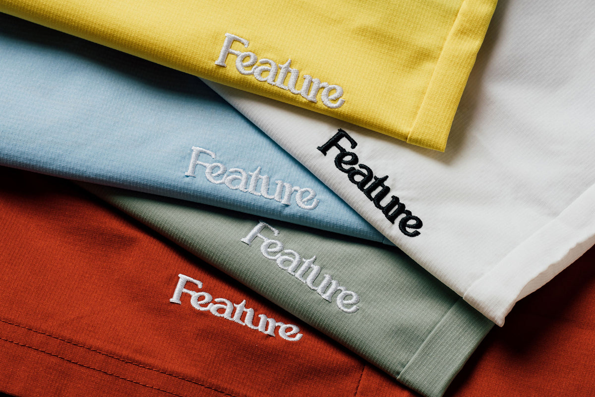 New FEATURE West Mesh Shorts + Cabana Short Colors Available Now