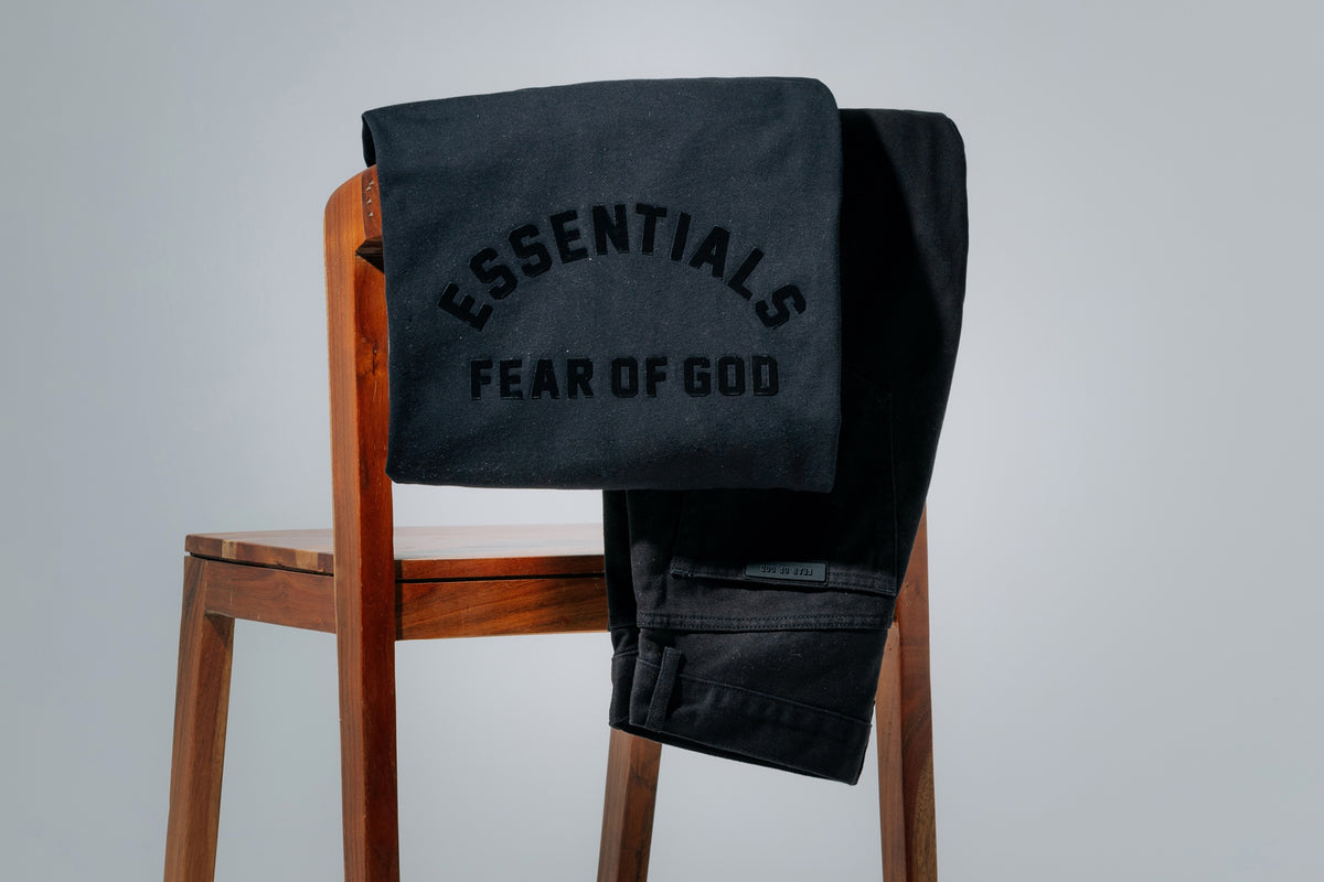 Fear of God Essentials: Jet Black, Dark Oatmeal + Light Oatmeal