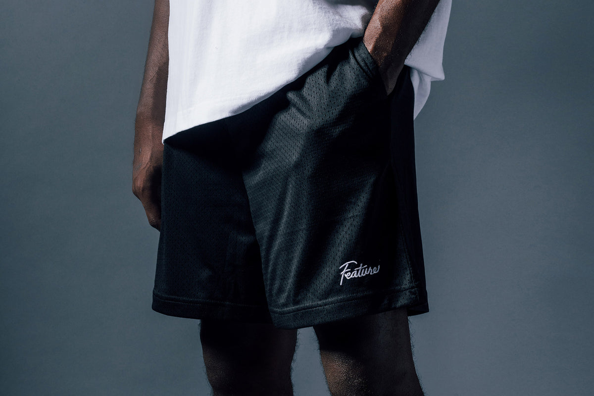 Coming Soon: FEATURE West Mesh Shorts 04.28.23