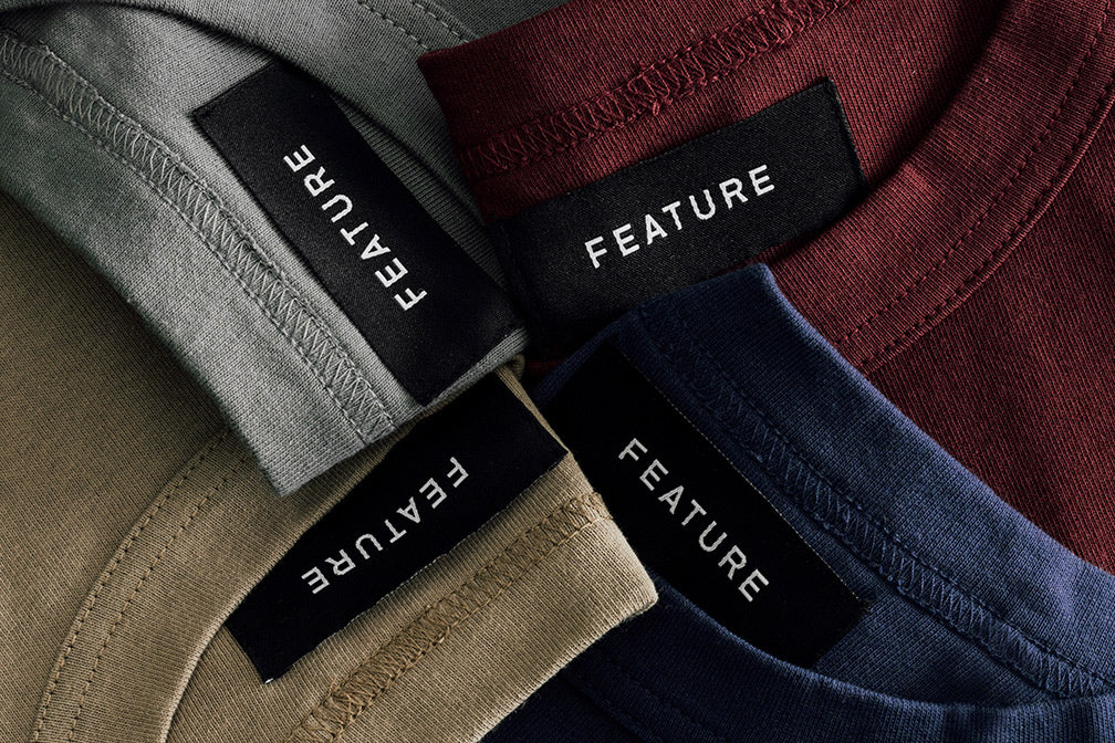 New FEATURE Jersey Braque Pocket Tee Colors