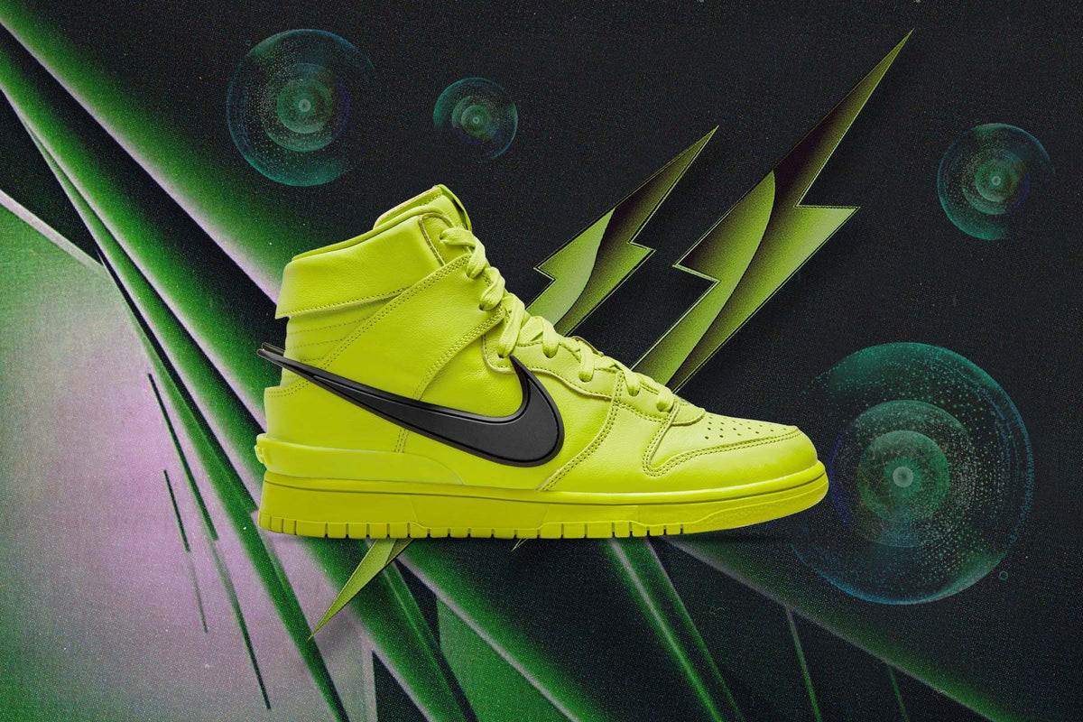 Nike Dunk High x AMBUSH 'Flash Lime' Release July 30th