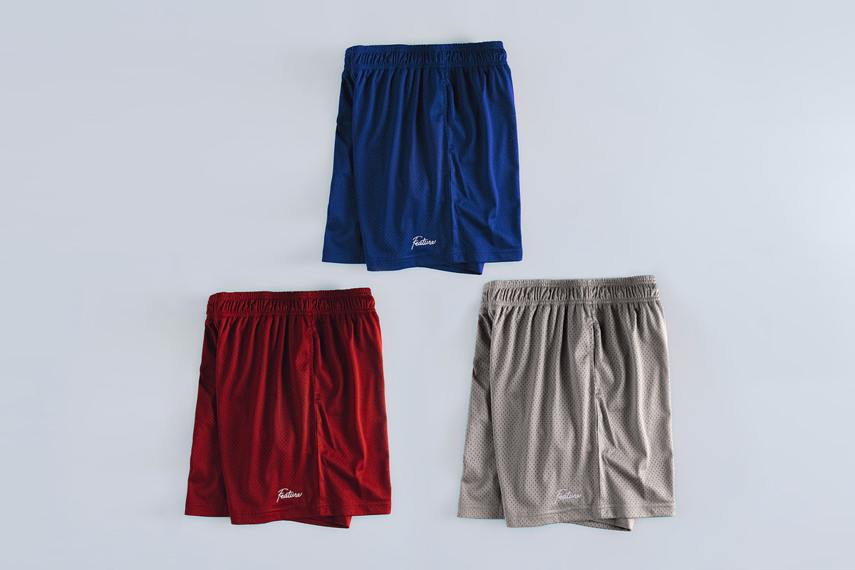 Coming Soon: FEATURE West Mesh Shorts Drop 2