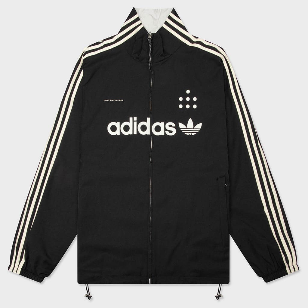 ADI008 Reversible Track Top - Black/Off White
