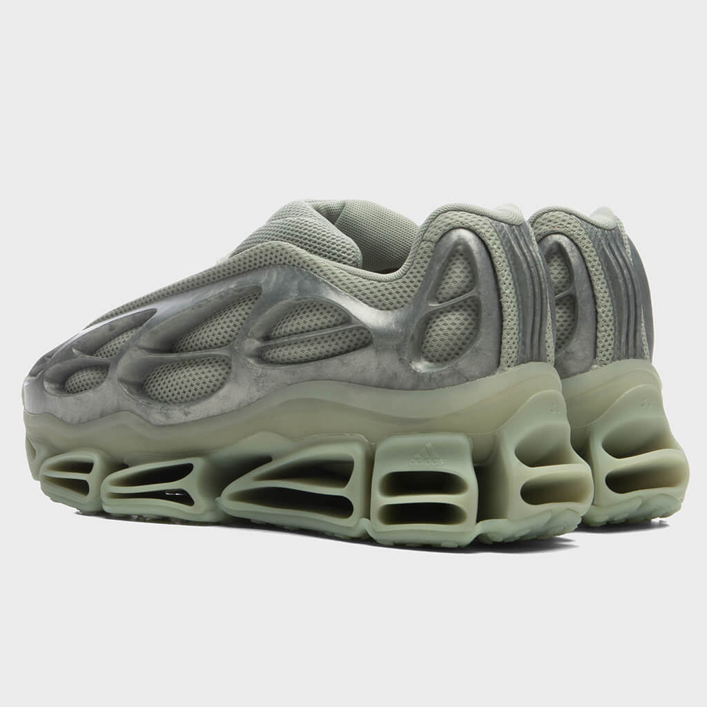 Adidas x Willy Chavarria Megaride Bones - ハローグリーン/シルバーメタリック/ベタースカーレット