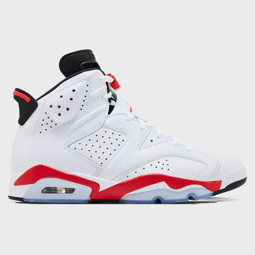 Air Jordan 6 Retro 'White Infrared' - White/Light Crimson/Black