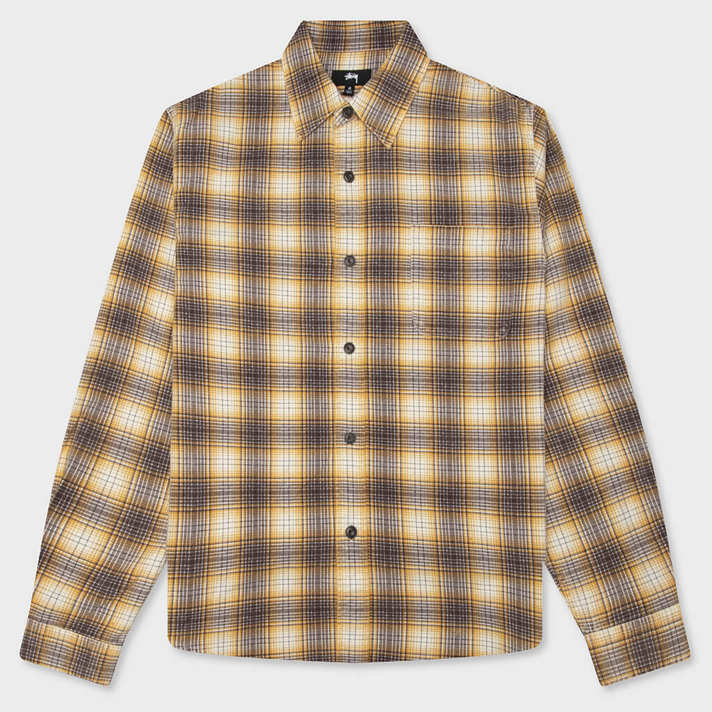 Dax Plaid Shirt - Gold
