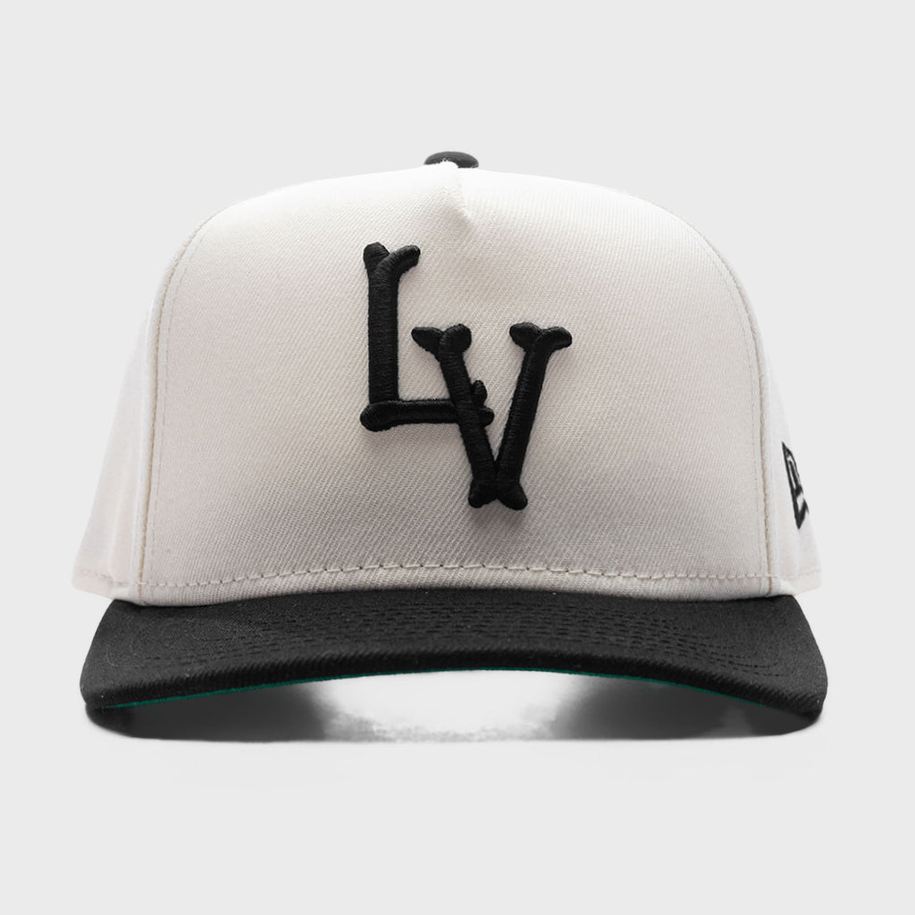 기능 X New Era 9Fifty A -Frame Snapback -Chrome/Black
