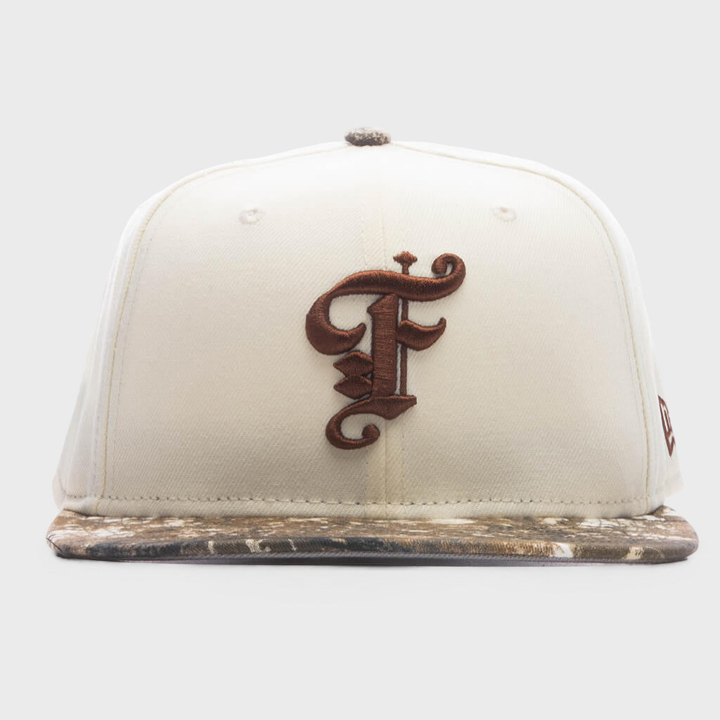 기능 x New Era 59Fifty 'F' 2Tone - 크롬/리얼 트리
