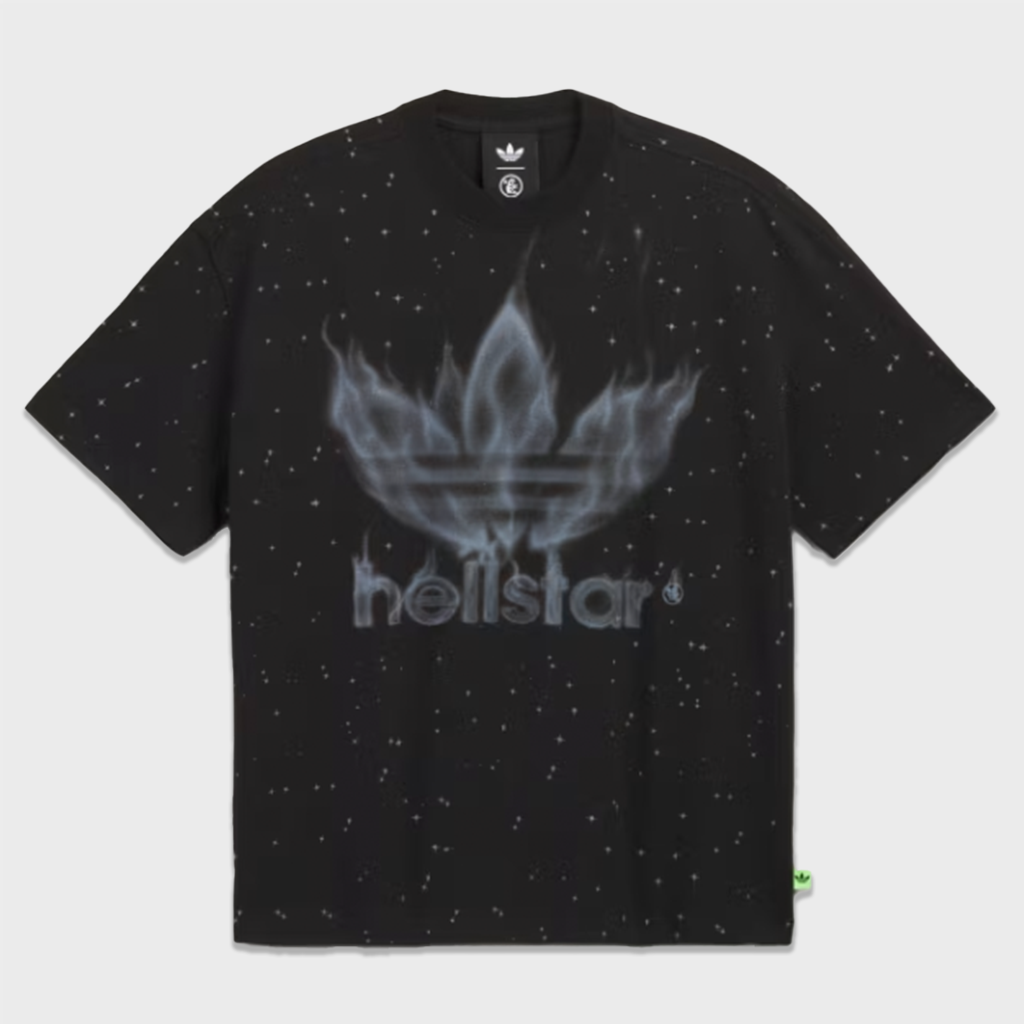 Adidas Originals x Hellstar グラフィック T シャツ - ブラック/ブラック