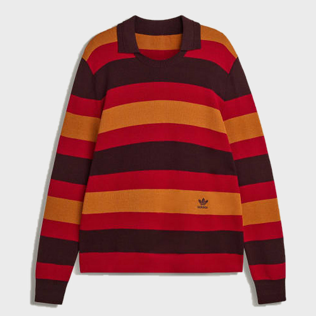 Knitted Long Sleeve Shirt - Multicolor