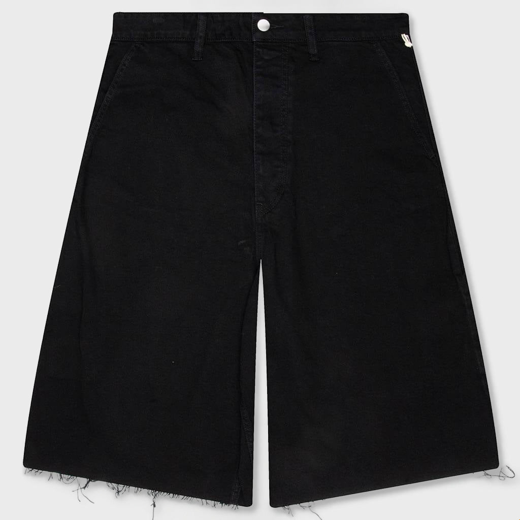 Raw Cut 5-Pocket Short - Overdyed Black